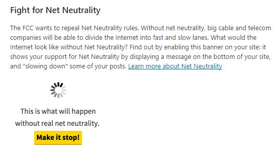 WP Fight Net Neutrality
